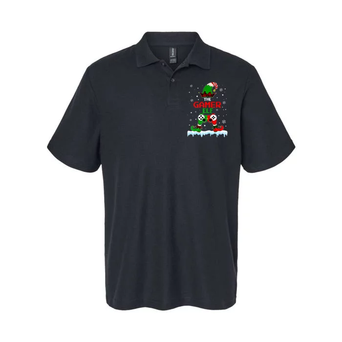 Gamer Elf Matching Family Christmas Funny I'm The Gaming Elf Premium Softstyle Adult Sport Polo