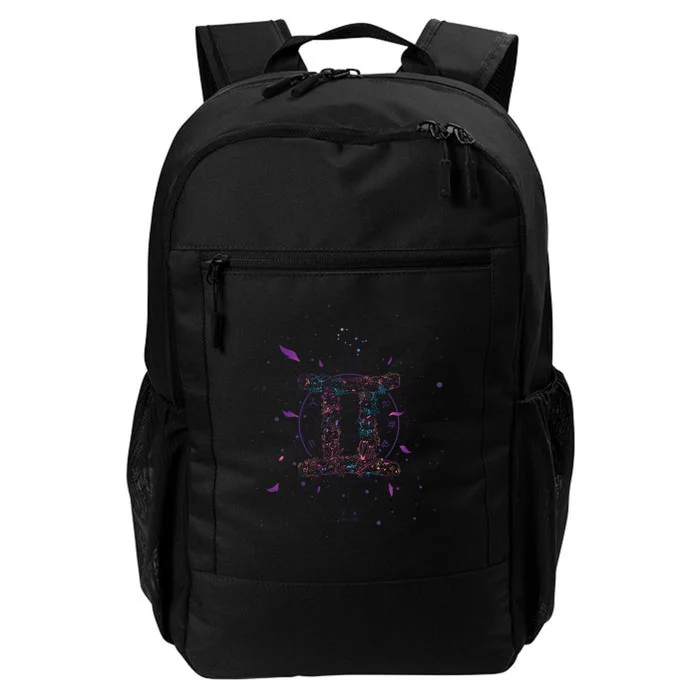 Gemeni Floral Zodiac Daily Commute Backpack