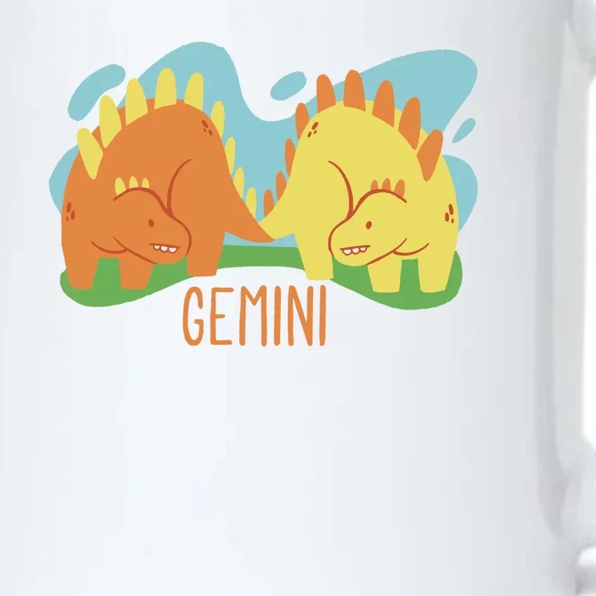 Gemini Dinosaur Black Color Changing Mug