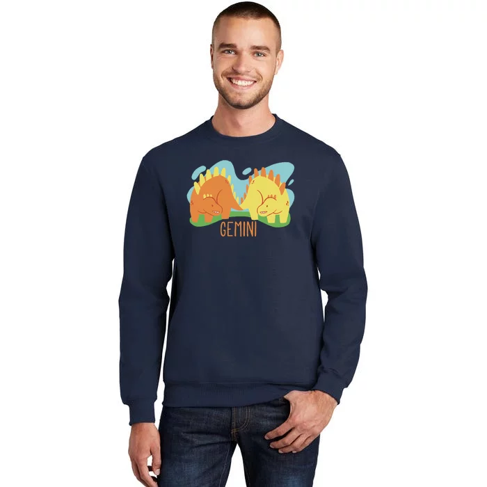 Gemini Dinosaur Tall Sweatshirt