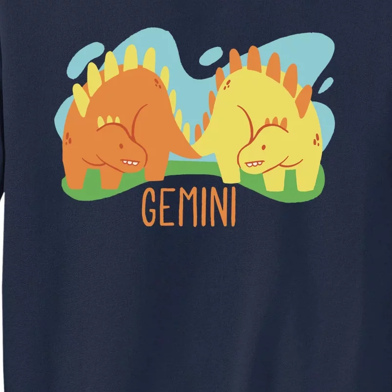 Gemini Dinosaur Tall Sweatshirt