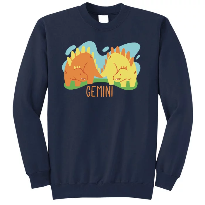 Gemini Dinosaur Tall Sweatshirt