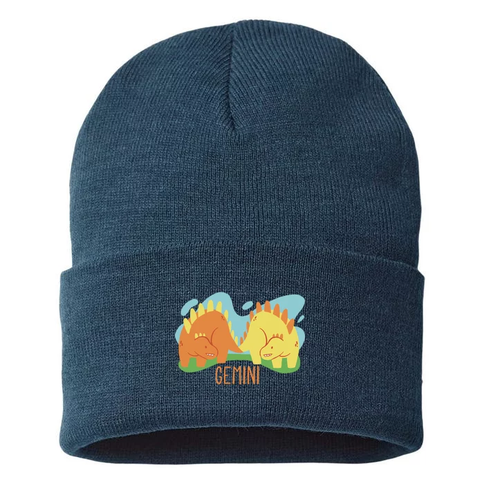 Gemini Dinosaur Sustainable Knit Beanie