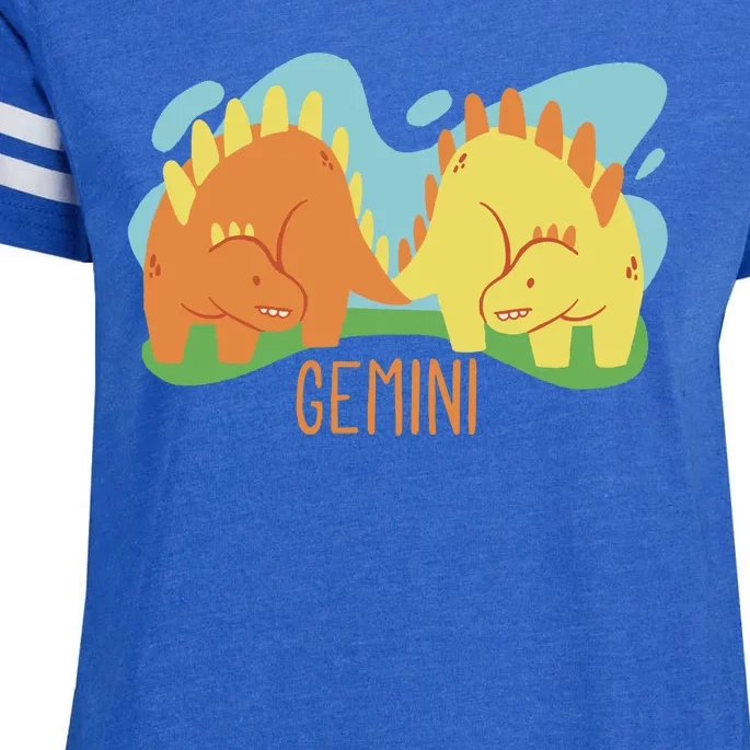 Gemini Dinosaur Enza Ladies Jersey Football T-Shirt