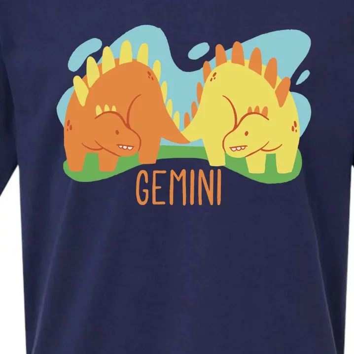 Gemini Dinosaur Sueded Cloud Jersey T-Shirt