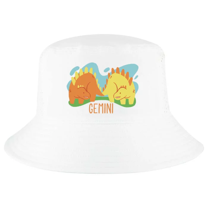 Gemini Dinosaur Cool Comfort Performance Bucket Hat