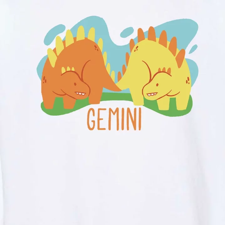 Gemini Dinosaur Garment-Dyed Sweatshirt