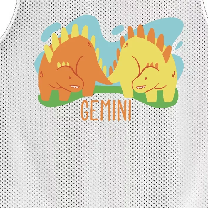 Gemini Dinosaur Mesh Reversible Basketball Jersey Tank