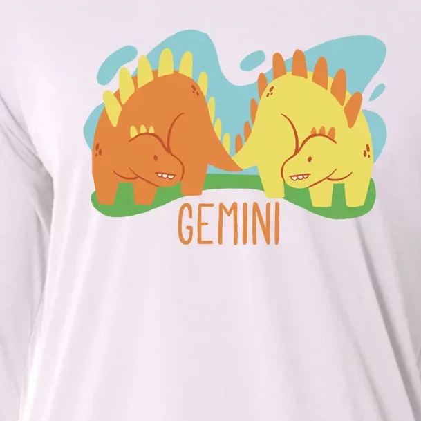 Gemini Dinosaur Cooling Performance Long Sleeve Crew