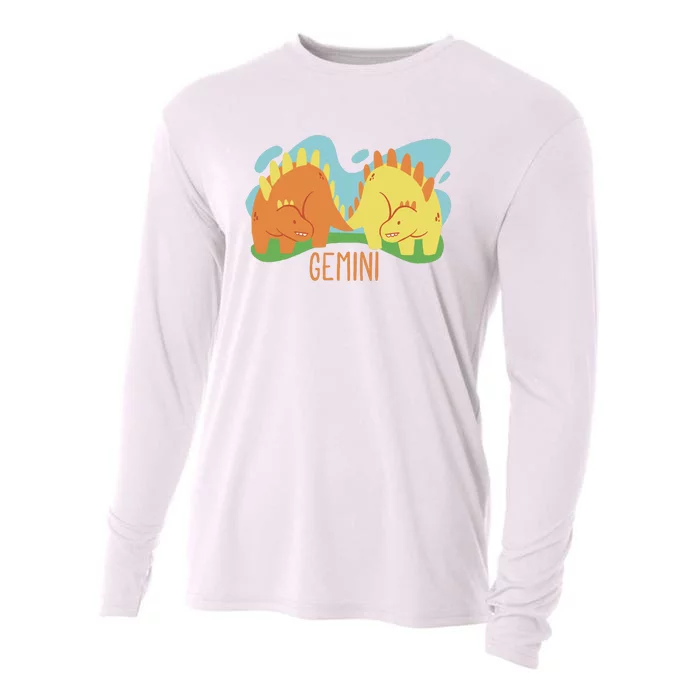 Gemini Dinosaur Cooling Performance Long Sleeve Crew