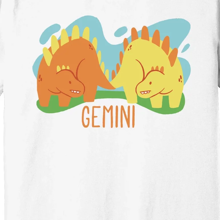 Gemini Dinosaur Premium T-Shirt