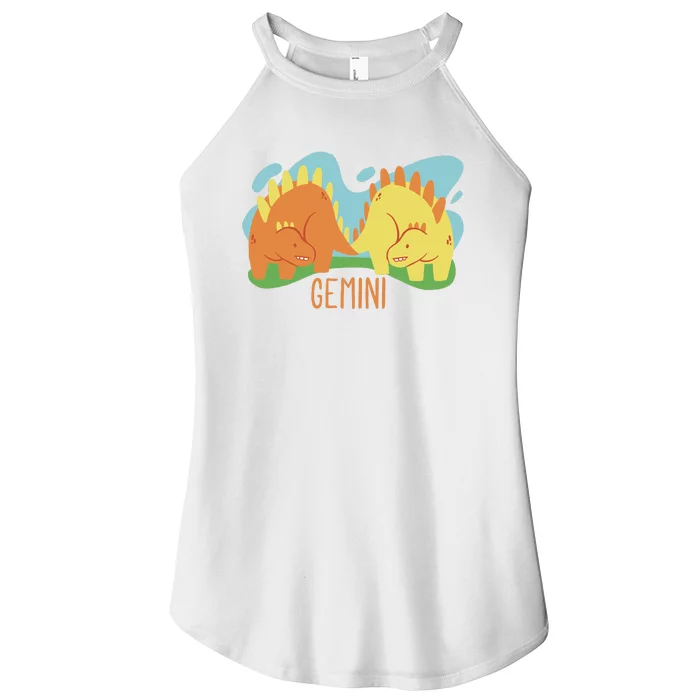 Gemini Dinosaur Women’s Perfect Tri Rocker Tank