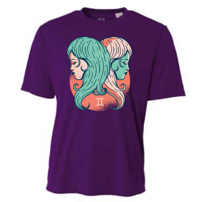 Gemini Zodiac Girl Cooling Performance Crew T-Shirt