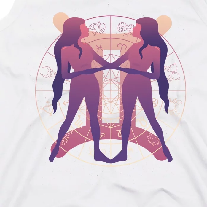 Gemini Zodiac Symbol Tank Top