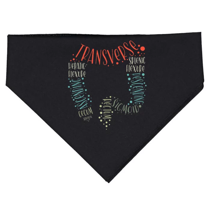 Gi Endoscopy Nurse Endo Tech Colonoscopy Colon Anatomy USA-Made Doggie Bandana