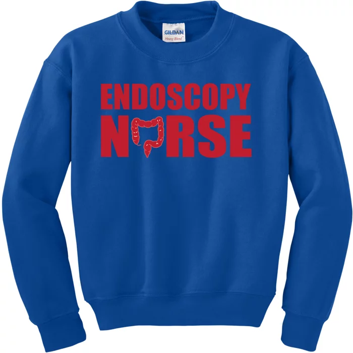 Great Endoscopy Nurse With Stethoscope Gi Nurses Gift Kids Sweatshirt