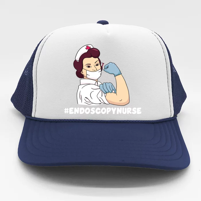 Great Endoscopy Nurse Design Proud Gi Nurses Gift Trucker Hat