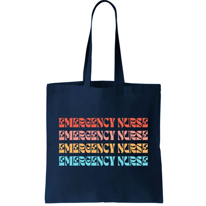 Groovy ER Nurse Emergency Room Nurse School Tote Bag