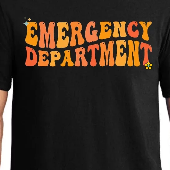 Groovy Emergency Nurse ED Nurse ER Emergency Department Pajama Set