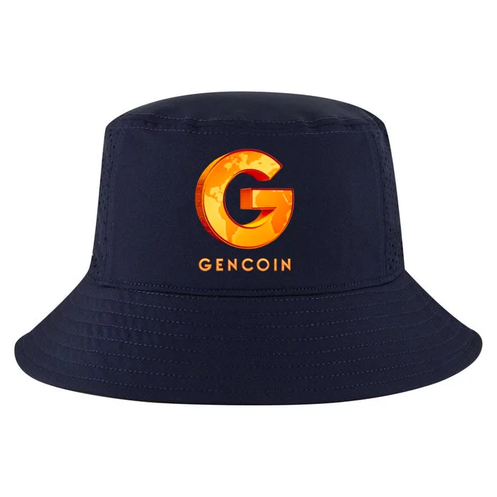 Gencoin Crypto Logo Cool Comfort Performance Bucket Hat