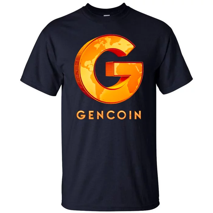 Gencoin Crypto Logo Tall T-Shirt