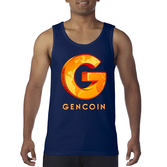 Gencoin Crypto Logo Tank Top