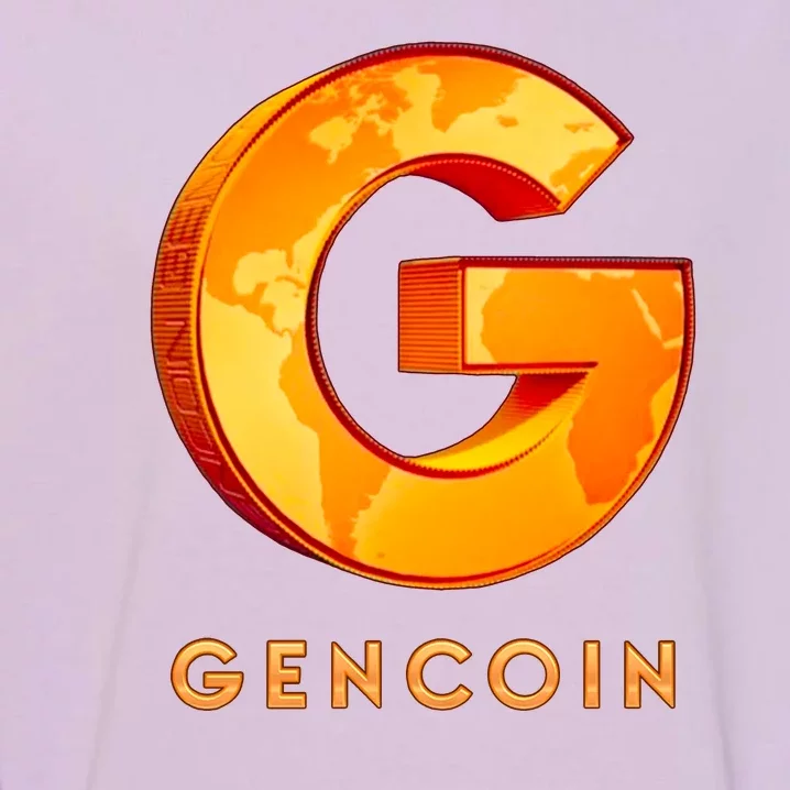 Gencoin Crypto Logo Garment-Dyed Sweatshirt