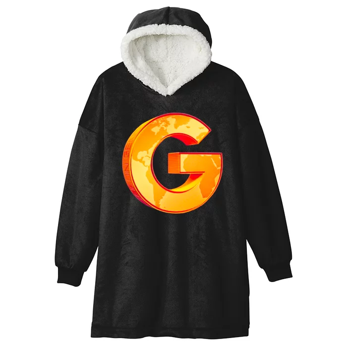 Gencoin G Logo Hooded Wearable Blanket