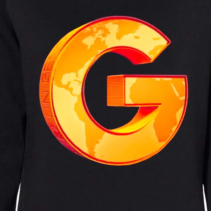 Gencoin G Logo Womens California Wash Sweatshirt