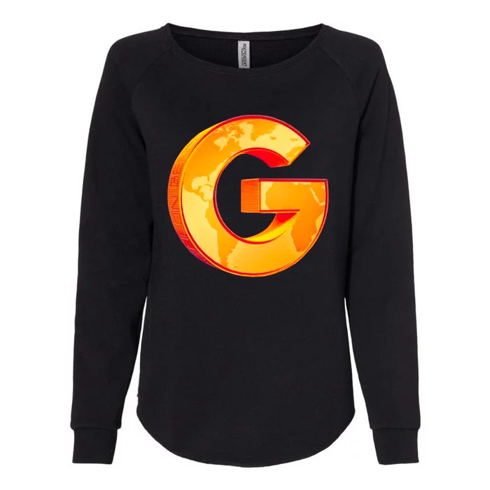 Gencoin G Logo Womens California Wash Sweatshirt