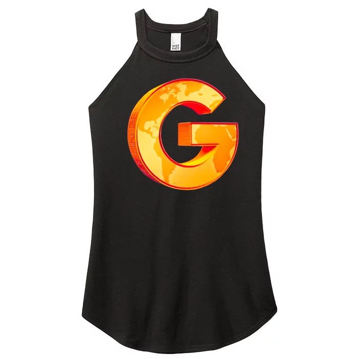 Gencoin G Logo Women’s Perfect Tri Rocker Tank