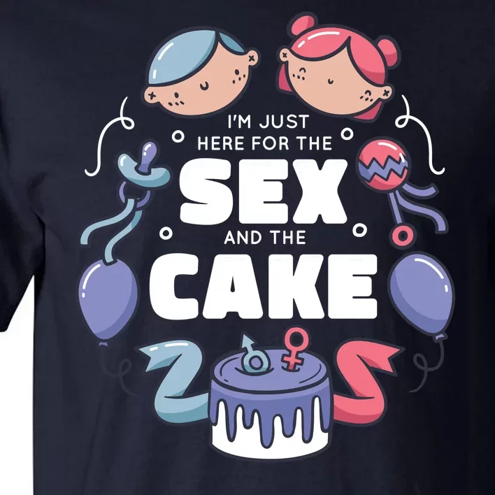 Gender Reveal Funny Cake Tall T-Shirt