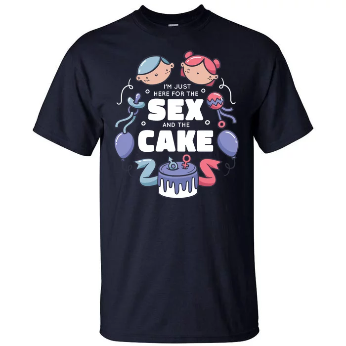 Gender Reveal Funny Cake Tall T-Shirt