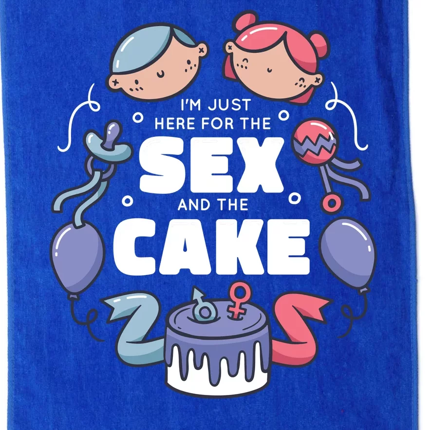 Gender Reveal Funny Cake Platinum Collection Golf Towel