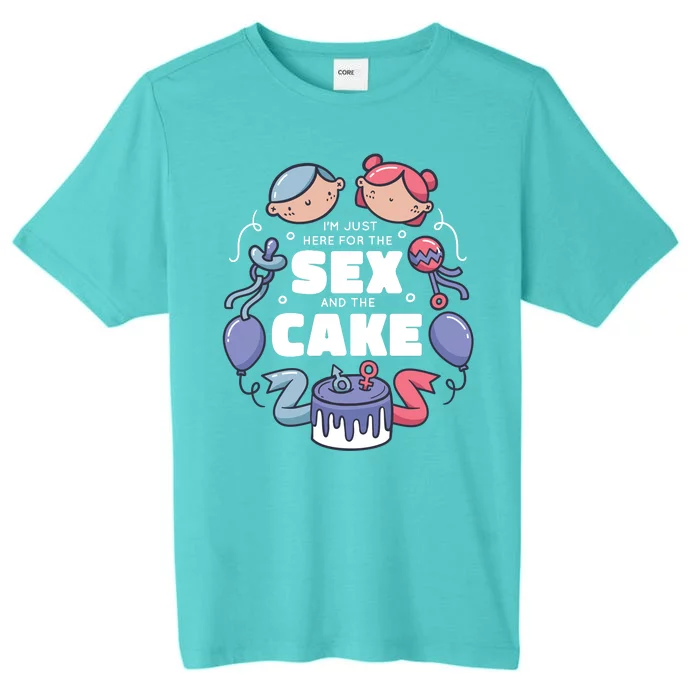 Gender Reveal Funny Cake ChromaSoft Performance T-Shirt