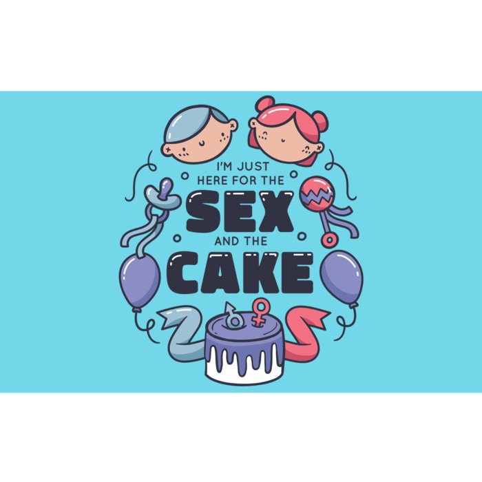 Gender Reveal Funny Cake Bumper Sticker