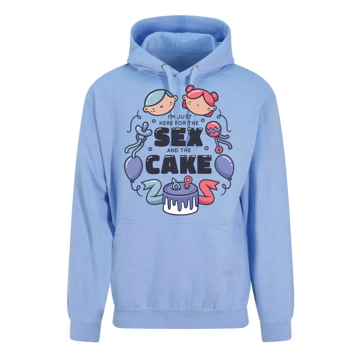 Gender Reveal Funny Cake Unisex Surf Hoodie