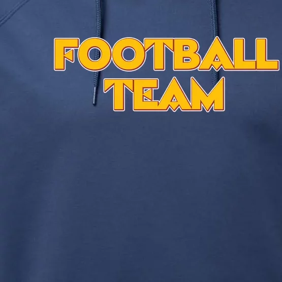 Generic Washington Football Team Logo Performance Fleece Hoodie