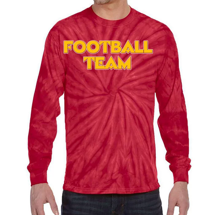 Generic Washington Football Team Logo Tie-Dye Long Sleeve Shirt