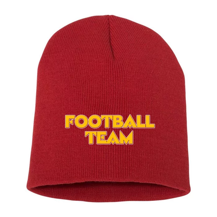 Generic Washington Football Team Logo Short Acrylic Beanie