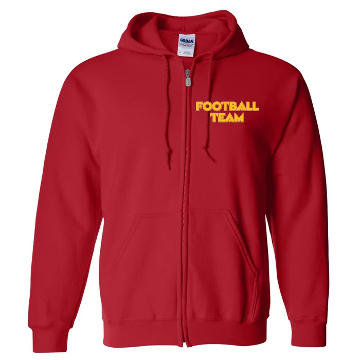 Generic Washington Football Team Logo Full Zip Hoodie