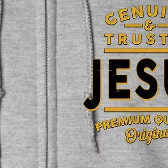 Genuine & Trusted Jesus Premium Quality Original Full Zip Hoodie