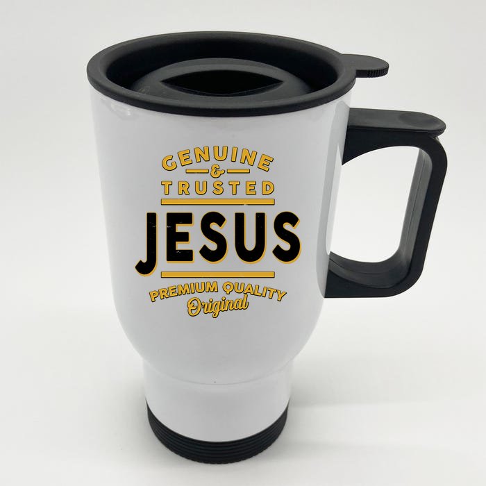 Genuine & Trusted Jesus Premium Quality Original Front & Back Stainless Steel Travel Mug