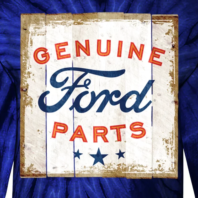 Genuine Ford Parts Logo Tie-Dye Long Sleeve Shirt