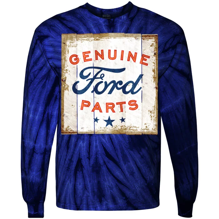 Genuine Ford Parts Logo Tie-Dye Long Sleeve Shirt