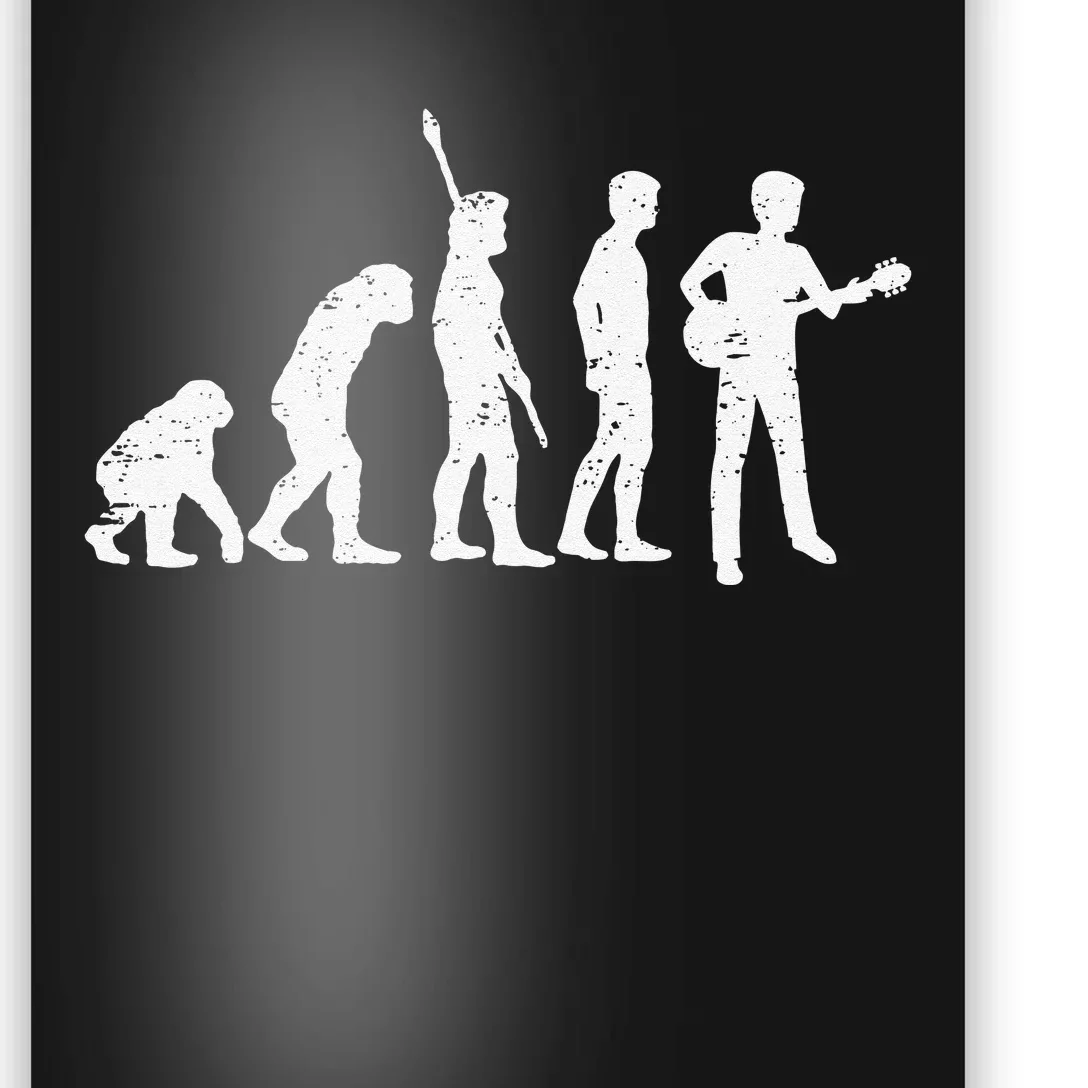 guitar evolution of a guitarist gift for guitar player Poster