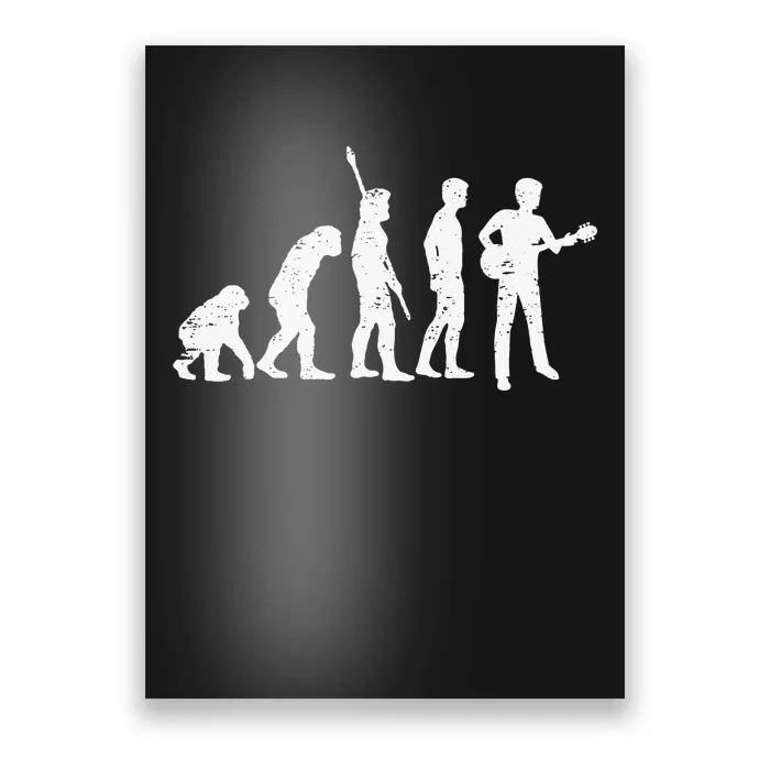 guitar evolution of a guitarist gift for guitar player Poster