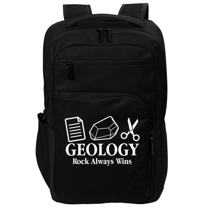 Geology Rock Always Wins Impact Tech Backpack