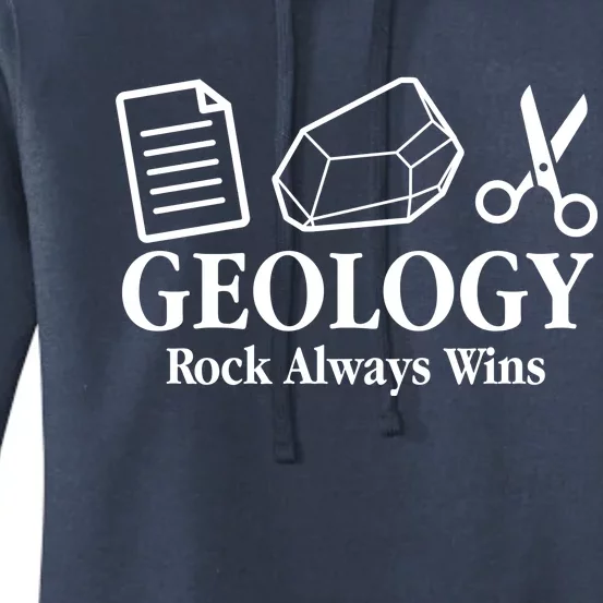 Geology Rock Always Wins Women's Pullover Hoodie