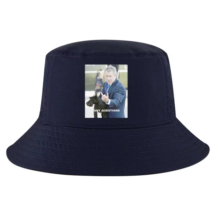 George Bush Middle Finger Cool Comfort Performance Bucket Hat